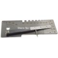 Universal Stainless Steel 45 Degree Measuring Tools for Welding Gauge Weld Seam Gage Multi Function Welder Template. 