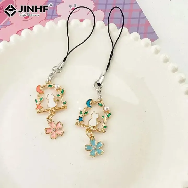 Star%20Moon%20Cat%20Phone%20Rope%20Keychain%20Women%20Phone%20Pendant%20Cartoon%20Charms%20Chain%20For%20Keys%20Bags%20Accessories%20Ins%20Korea%20Handmade%20DIY%20Case%20-%20Image%203