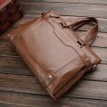 2023 New Men Briefcase Fashion men's bag PU Leather Men Bags Business Brand Male Briefcases Handbags laptop bag High Quality.