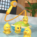 Baby Shower Bathroom Water Playing Little Yellow Duck Flower Shower Divine Device Water Spray Water Playing Toy MuXiaRe. 