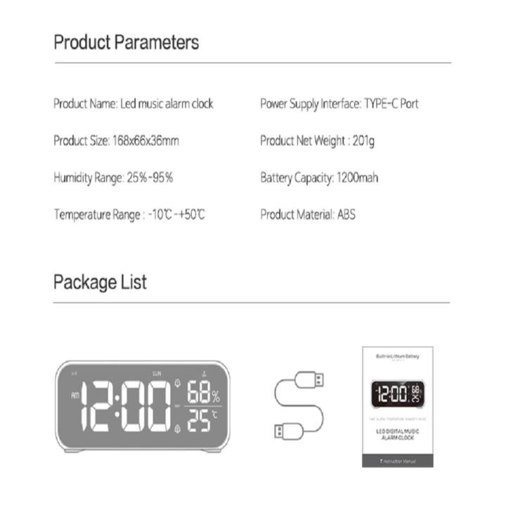 With%20Voice%20Control%20Temperature%20Humidity%20Display%20Snooze%20Music%20Table%20Watch%20USB%20Rechargeable%20Mirror%20LED%20Digital%20Alarm%20Clock%20-%20Image%202