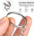 Metal Keychains with Split Ring Link Chain Key Rings Keyfob Key Pendants Holder Rings DIY Key Chains Keyring Wholesale. 