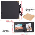 DIY 60 Pages Photo Album Kraft Paper Scrapbook Multifunction Picture Book Scrapbooking Albums Crafts Commemorative Birthday Gift Amour zii.