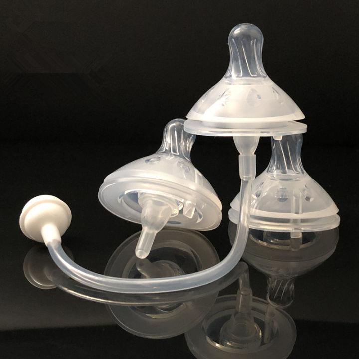 Wide Base Pacifier Wide Mouth 5cm Petals Lip Protection Breast Milk Real Feeling Pacifier ...