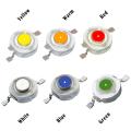 3.7V 3W Integrated High Power LED Chip White, Warm, Yellow, Red, Green, Blue. 