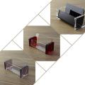 Acrylic Desktop Business Card Holder Display for Desk Elegant Business Card Stand for Office Black. 