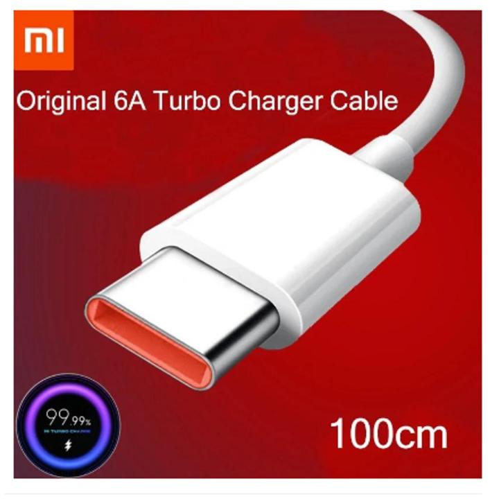 Xiaomi Original Ladekabel / Datenkabel - USB-C 5A (Mi 10 Pro) Weiß USB-Kabel