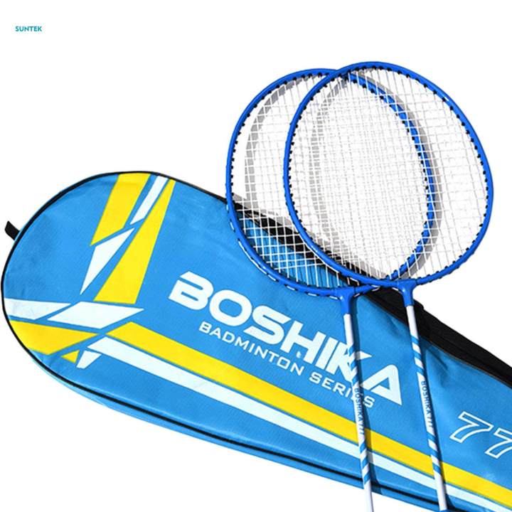 2x%20Badminton%20Racquet%20Set%20Badminton%20Rackets%20for%20Indoor%20Outdoor%20Lawn%20Beach%20-%20Image%204
