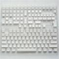 Semi-transparent marble 140-key SA keyboard keycaps, custom keycaps, simple, white keycaps, mechanical keyboard accessories. 