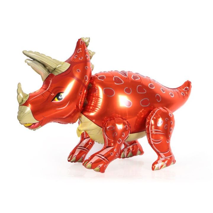 New%204D%203D%20Dinosaur%20Aluminum%20Film%20Balloon%20Assembly%20Ankylosaurus%20Pterosaur%20Tyrannosaurus%20Rex%20Children's%20Birthday%20Party%20Toy%20-%20Image%205