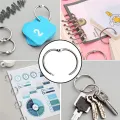 2 Inch 50 Pack Loose Leaf Binder Rings Binder Rings Nickel Plated Steel Binder Rings. 
