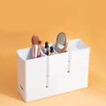 Locaupin Multipurpose Stackable Desktop Organizer Shelf Vanity Countertop Skincare Cosmetic Storage Makeup Brushe Holder. 