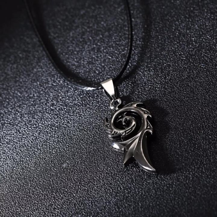 Black%20Dragon%20Pendant%20Necklace%20For%20Men%20Trendy%20Simple%20Chain%20For%20Men%20-%20Image%203