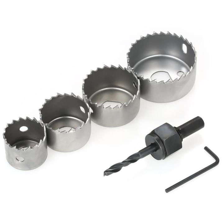 Pomya Door Lock Installation Kit For Wooden Doors - Adjustable Template, Hole Saws For 1-3/8" To 1-3/4" Thick Doors