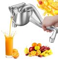 Stainless Steel Manual Hand Press Juicer Squeezer Household Fruit Juicer Extractor.