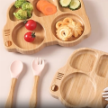 Car Shape Baby Feeding Set Baby Dinnerware Plates Dinnerware Plate Newborn Bamboo Dishes Items Tableware for Stuff Accessory Kids Food Storage. 