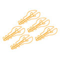 Paper Clips, Plating Process Bulb Shape Rust Prevention Metallic Paper Clips for Student for File Classification.