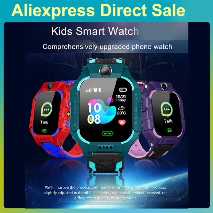 Kids Smart Watch Baby Phone Call 2G Watch Camera LBS Position SOS Voice Monitor Children Smartwatch for Boys Girls