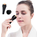 Oil-Absorbing Volcanic Face Roller, Reusable Facial Skincare Tool For At-Home Or On-The-Go Mini Massage - Black Head Remover. 