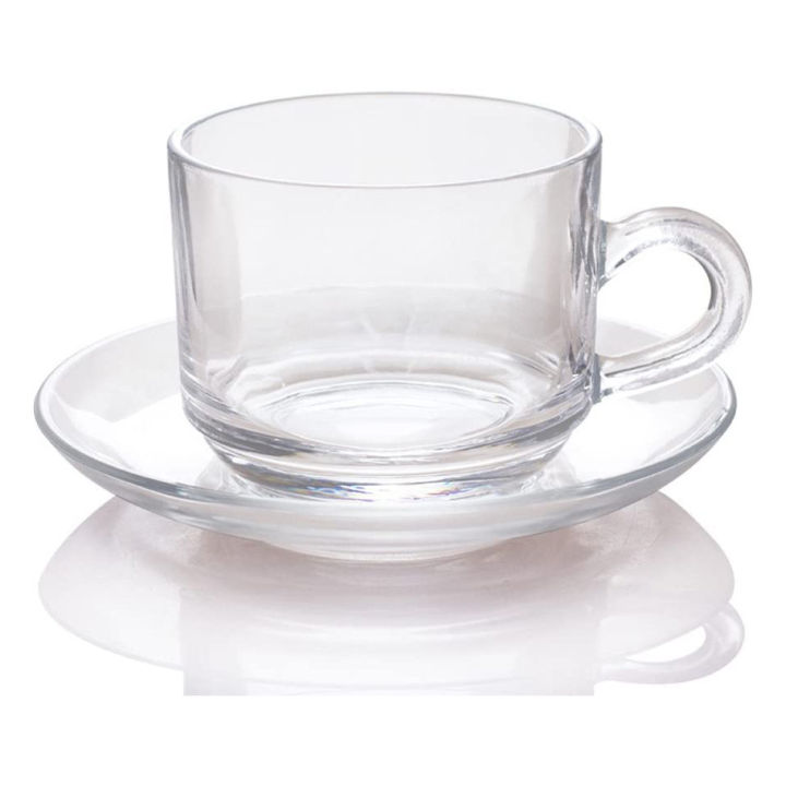 Crystal%20Clear%20Glass%20Tea%20Cup%20Set%20with%20Saucers%20(6+6%20Pieces)%20OLiLA%20E006%20-%20Image%205