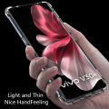 Olige Casing For VIVO V30e New transparent airbag four corners drop-proof all-inclusive phone case.