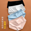 Cotton underwear women's cotton mid-waist antibacterial Japanese girls cotton antibacterial comfortable girls women's briefs wholesale. 