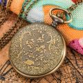 Classic American Presidential Torch Eagle Free Design pocket Watch for men and women Vintage quartz Arabic numerals. 