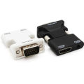 HDMI Female to VGA Male Converter with Audio Adapter Support 1080P Signal Output. 