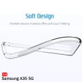 Samsung Galaxy A35 5g Slim Fit, Flexible sillicone Black TPU Case, Protective Phone Cover Carbon Fiber Samsung Galaxy A35 Back Cover Tpu Transparent Longlasting Back Case With Camera Bump Protection Samsung A35 5g. 