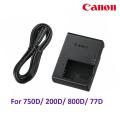 LP-E17 Canon Battery Charger with Free Power Cable For 750D/ 200D/ 800D/ 77D. 