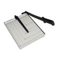 A4 Size Paper Cutter with Steel Base - White.