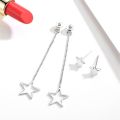 woman Jewellery earrings female star hanging in the long paragraph earrings.