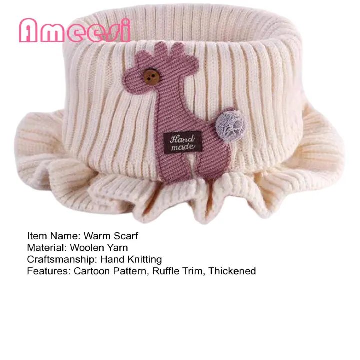 Children%20Warm%20Scarf%20Adorable%20Cartoon%20Pattern%20Kids%20Winter%20Scarf%20Thick%20Trmal%20Knitted%20Scarf%20for%20Boys%20Elastic%20Warm%20Toddler%20Scarf%20Perfect%20for%20Cold%20Weatr%20Thick%20Winter%20Neck%20Protection%20Scarf%20-%20Image%203