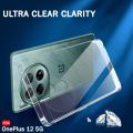 Oneplus 12  Transparent TPU Phone Case Cover. 