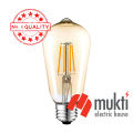 Vintage Filament ST64 Bulb LED Retro Edison Carbon Incandescent Tungsten Antique Lamp.