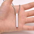 Fashion New Necklace Men Trendy Simple Stainless Steel Jewellery Gift.