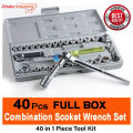 40 in 1 Piece Tool Kit and Screwdriver and Socket Set-Screwdriver Set-Screw & Nut Drivers-Nr mart.