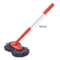 Orange Car Wash Brush Good Quality 58cm Telescoping Long Handle Car Brush Microfiber Car Wash Mop for Car. 