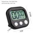 LED Counter Display Alarm Clock Manual Electronic Countdown Sports Magnetic Digital Timer Kitchen Cooking Shower Study Stopwatch. 