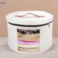 Hat Storage Box Portable Foldable Stackable Hat Box Round Caps Boxes for Clothes Closet Organizer.