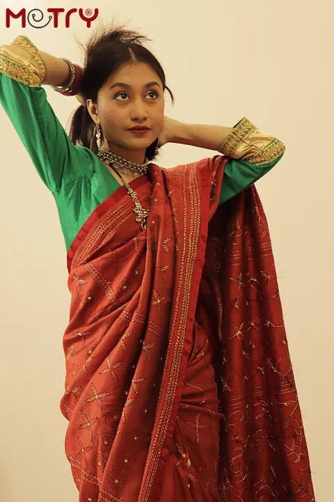 Premium%20Rajshahi%20Handcrafted%20Balaka%20Silk%20%20100%25%20Authentic%20Sarees%20-%20Image%202