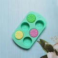 Fruit Shaped Silicone Mold 6 Holes Lemon Shaped Silicone Mold DIY Soap Mold Fondant Chocolate Mould Cake Pudding Baking Mold Luolong.