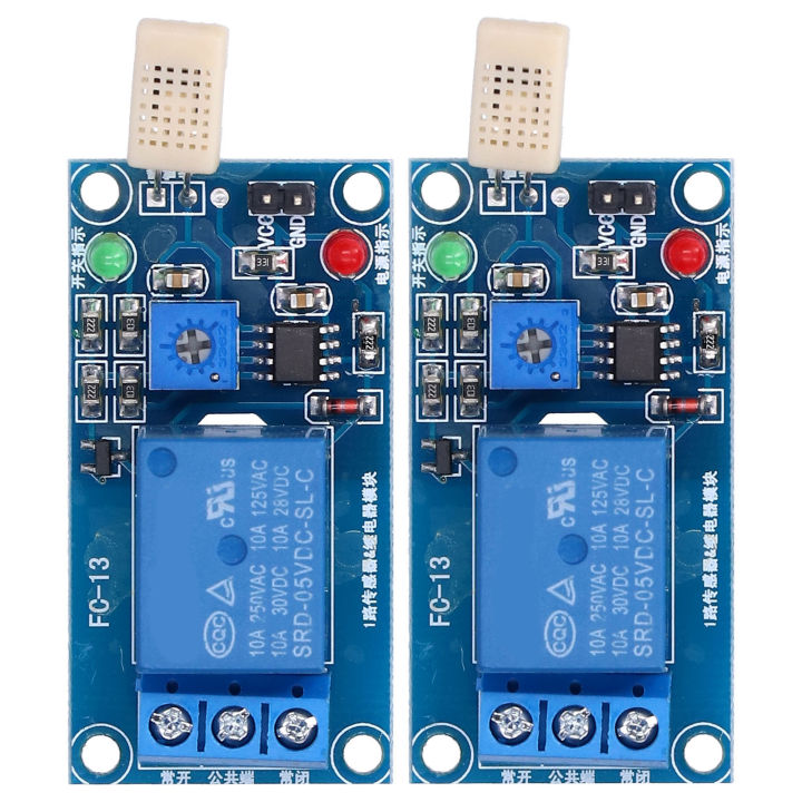 2Pcs%20Humidity%20Sensor%20Relay%20Switch%20Module%20PCB%20DC%20Power%20Control%20DC5V%20-%20Image%202