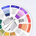 12 Color Wheel Paper Color Mixing Wheel Ink Chart Guide Around Central 14cm Circle Tattoo Nail Pigment Accessories. 