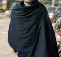 Stylish Black Color Winter Shawl for Men. 