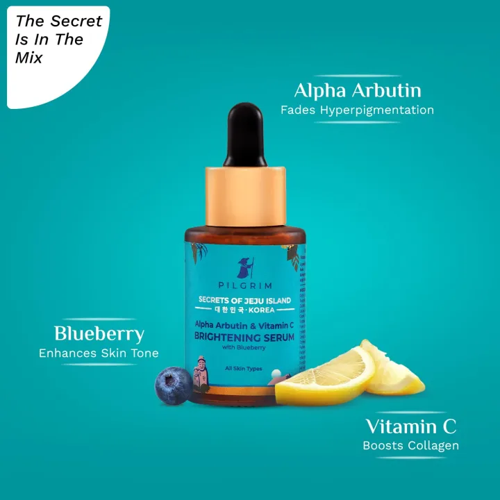 PILGRIM%20Korean%202%25%20Alpha%20Arbutin%20&%203%25%20Vitamin%20C%20Brightening%20Face%20Serum%20for%20glowing%20skin-30%20ml%20-%20Image%204