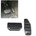 Car Accessories-1 * Accelerator pedal 
1 * Brake pedal-Carbon Fiber&Black. 