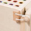 Wooden Montessori Baby Toys Early Learning Object Permanence Box 5 in 1 for Kids Children Boys Girls.