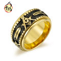 Women Rings amazon rotatable titanium steel masonic rings men's large wrench ring hand jewelry stock wholesale. 