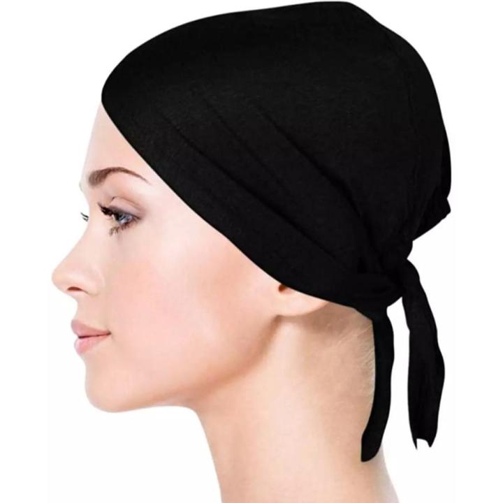 3 Pcs Muslim underscarf inner cap cylindrical cap,islamic women inner hijab